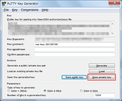 save-ssh-private-key