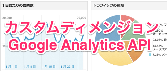 カスタムディメンジョン＋Google Analytics API