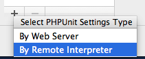 PHPUnit Remote Interpreter