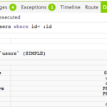 Phalcon Debug Bar Database