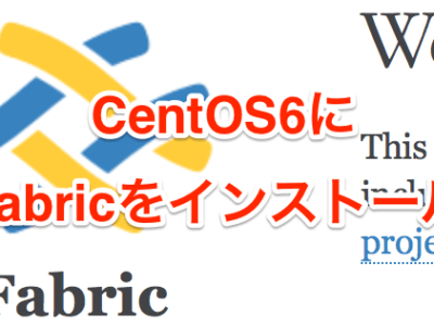 CentOS6にfabricをインストール