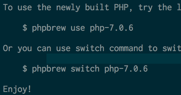 Macにphpbrewでphp7をインストール