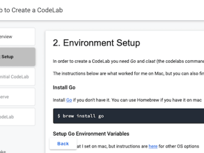 Google Codelab