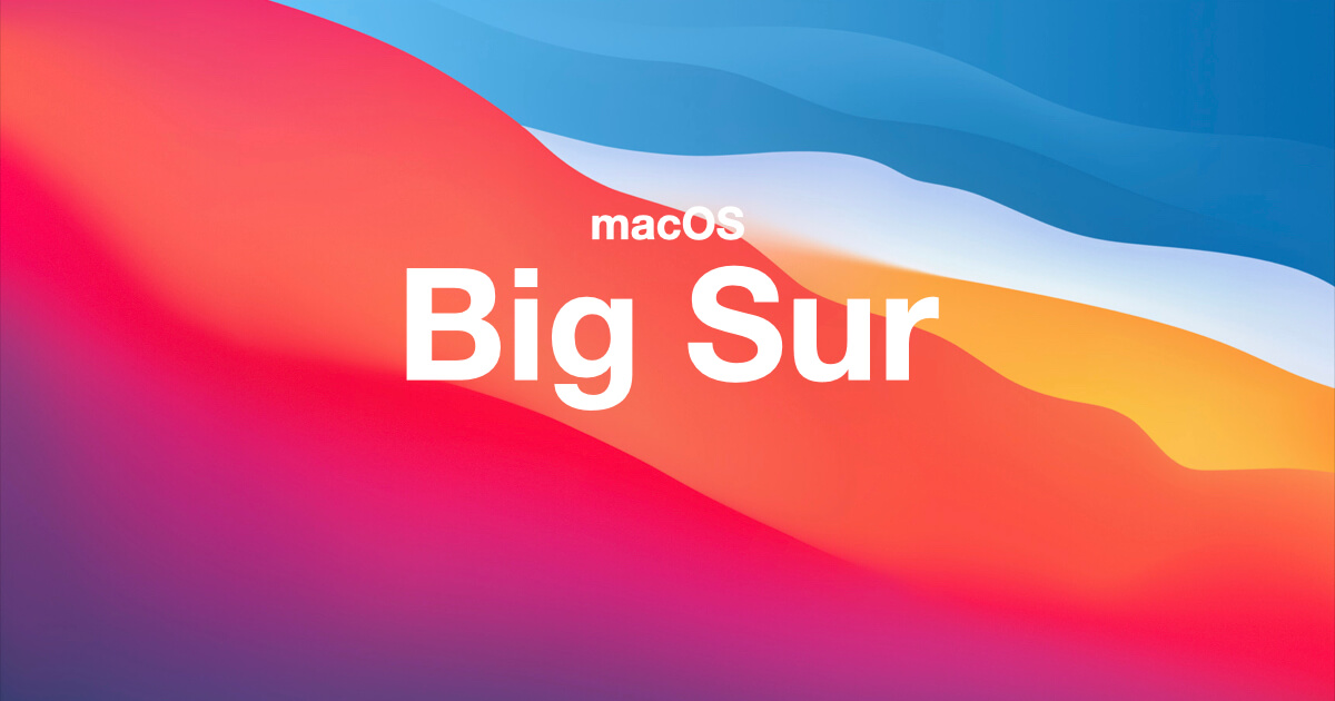 macOS Big Sur