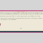 Configuring grub-pc