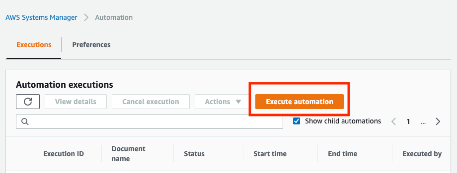 Execute automation